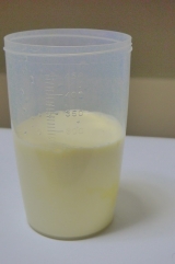 口コミ：酵素de美身　牛乳割りと体重の画像（2枚目）