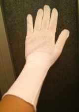 口コミ：【モニプラ当選】簡単に保湿ケアできる人気の綿手袋の画像（4枚目）