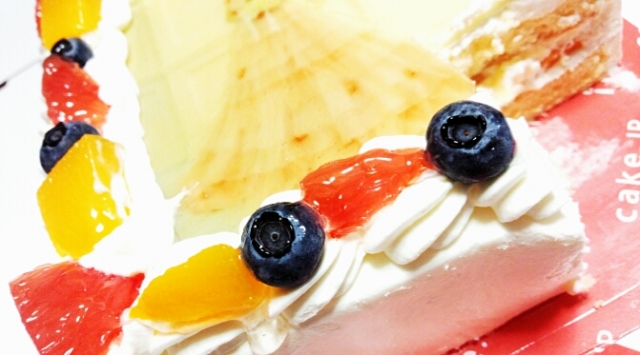 口コミ：●【モニター】写真ケーキでお祝いする記念日♪　株式会社FRASHPARA・Cake.jp様の画像（3枚目）