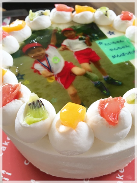 口コミ：写真ケーキでサプライズ☆の画像（7枚目）