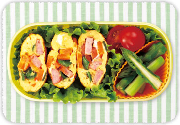 【おすすめレシピ】野菜入りかきたま焼き