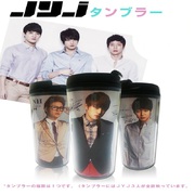 「【Qoo10】韓国アイドルグループ「JYJ」タンブラーを抽選で3名様へプレゼント」の画像、ジオシス合同会社のモニター・サンプル企画