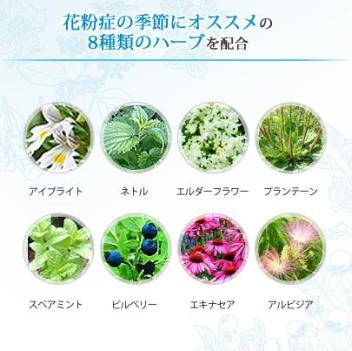 AMOMAアイノーズブレンド~花粉症対策オーガニックハーブティー 配合ハーブ