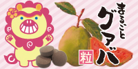 関連サイト(まるごとグァバ粒特設ページ)のリンクパーツです。