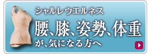 膝、腰、姿勢、体重が気になる方へ「シャルレウエルネス」