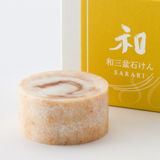 【藍色工房】和三盆石けん「ゆるり」・60ｇ 化粧箱入り（洗顔用）