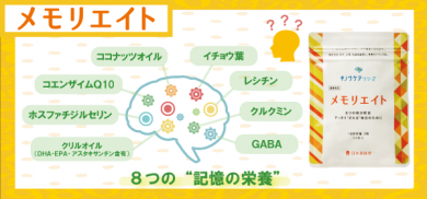 ~記憶の栄養！いつまでも考える習慣と聡明な毎日を送りたいあなたに~