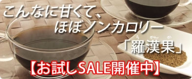 「羅漢果顆粒」お試しSALE開催中!10/20まで★