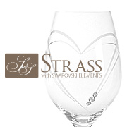 グラスを彩る贅沢な輝き「ストラスwith Swarovski Elements」