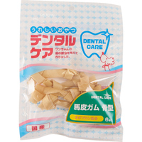 うれしいおやつ デンタルケア 馬皮ガム 骨型 6本入