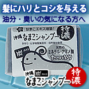 なまこシャンプー炭入り 特濃