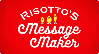明治　リゾット　RISOTTO'S message makers