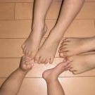 「３兄弟の足」【お子様のカワイイ素足自慢コンテスト！】我が子の素足を自慢して子供靴ゲット♪の投稿画像