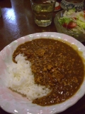 夫の作ったカレー