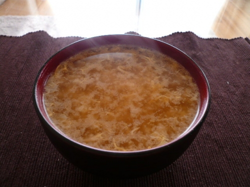 たまごの味噌汁の画像（1枚目）