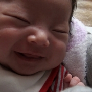 「☆食いしん坊　万歳☆」赤ちゃんのイイ笑顔の写真を大募集！赤ちゃんのお肌にやさしい「よだれかけ」モニターの投稿画像
