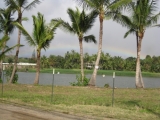 ハワイ　雨上がりの虹