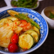 エスニック風の天丼♪