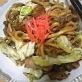 野菜たっぷり焼うどん