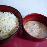 ★豆乳味噌のつけ麺★