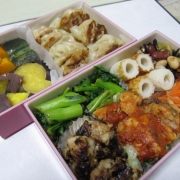 お花見の時のお弁当♪。