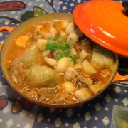  豚肉とアサリのポルトガル風スープ 