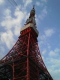 東京タワーと秋の空