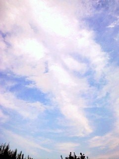 青い空と白い雲♪の画像（1枚目）
