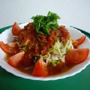 トマトのサラダ素麺