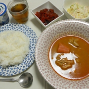 スープカレーセットを楽しみました☆