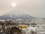 朝日と雪景色☆