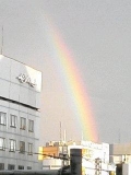 東京でみた虹♪