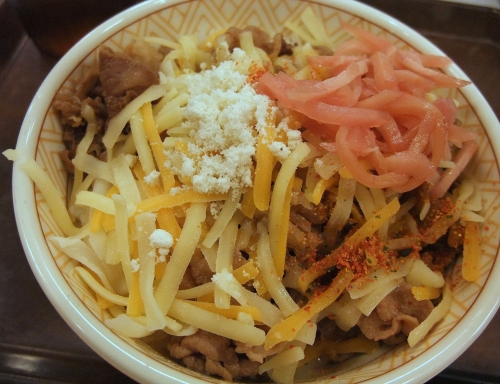 牛丼＋チーズの画像（1枚目）