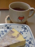 「チーズケーキと紅茶」の画像（1枚目）