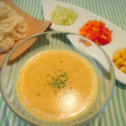 冷やしミルクカレー素麺