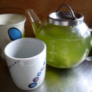 緑茶を水だし