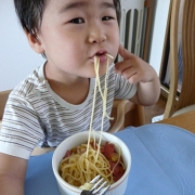 「Buono！」生パスタバカの通販　【お子様がパスタを食べている写真コンテスト】生パスタご試食の投稿画像