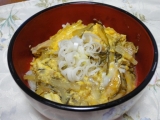 「ねこぶまんま親子丼♪」の画像（1枚目）