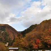 紅葉～平湯温泉に行く途中の山々～