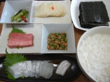 口コミ：酒と築地と肴と料理 : 手巻き寿司の画像（1枚目）