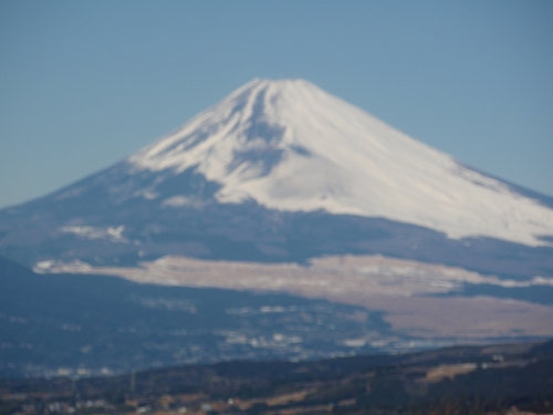冬の富士山の画像（1枚目）