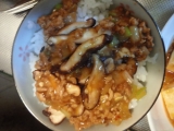 麻婆しいたけ丼