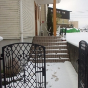 我が家の雪景色