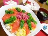 口コミ記事「ひな祭りのちらし寿司に＊海の精しょうが紅梅漬＊」の画像