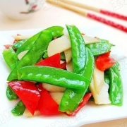 「エリンギ、赤ピーマンとさやえんどうの中華風いため」ごはんでファイト！目にも鮮やか！夏野菜を使った中華料理大募集！の投稿画像