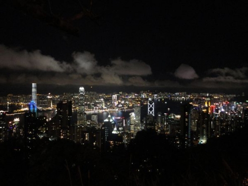 香港の夜景の画像（1枚目）