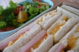 「サンドイッチお弁当♪」の画像（1枚目）