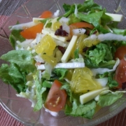 夏みかんと白菜のサラダ