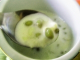 「免疫ミルクの冷たい青豆しるこ」の画像