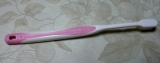 ピンクの歯ブラシ